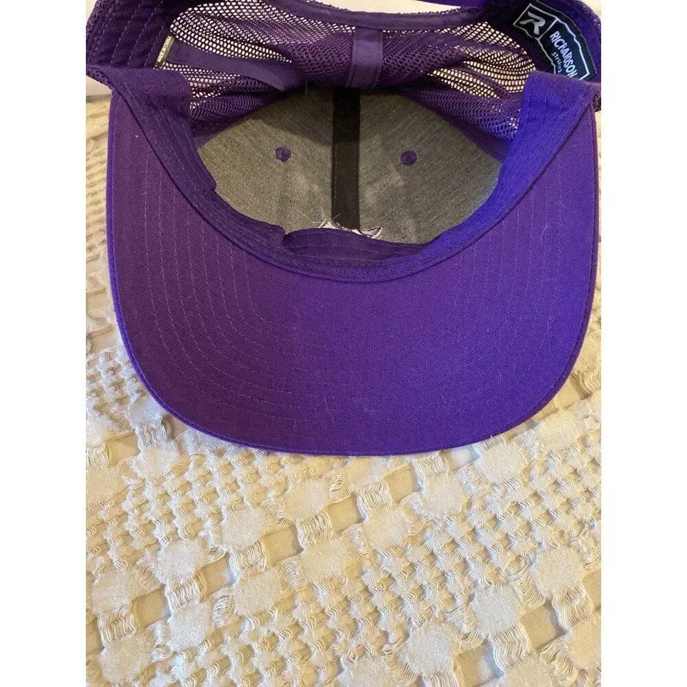 Unisex Purple Adult Adjustable Trucker Baseball Cap with Bunny‎ Rabbit Hat